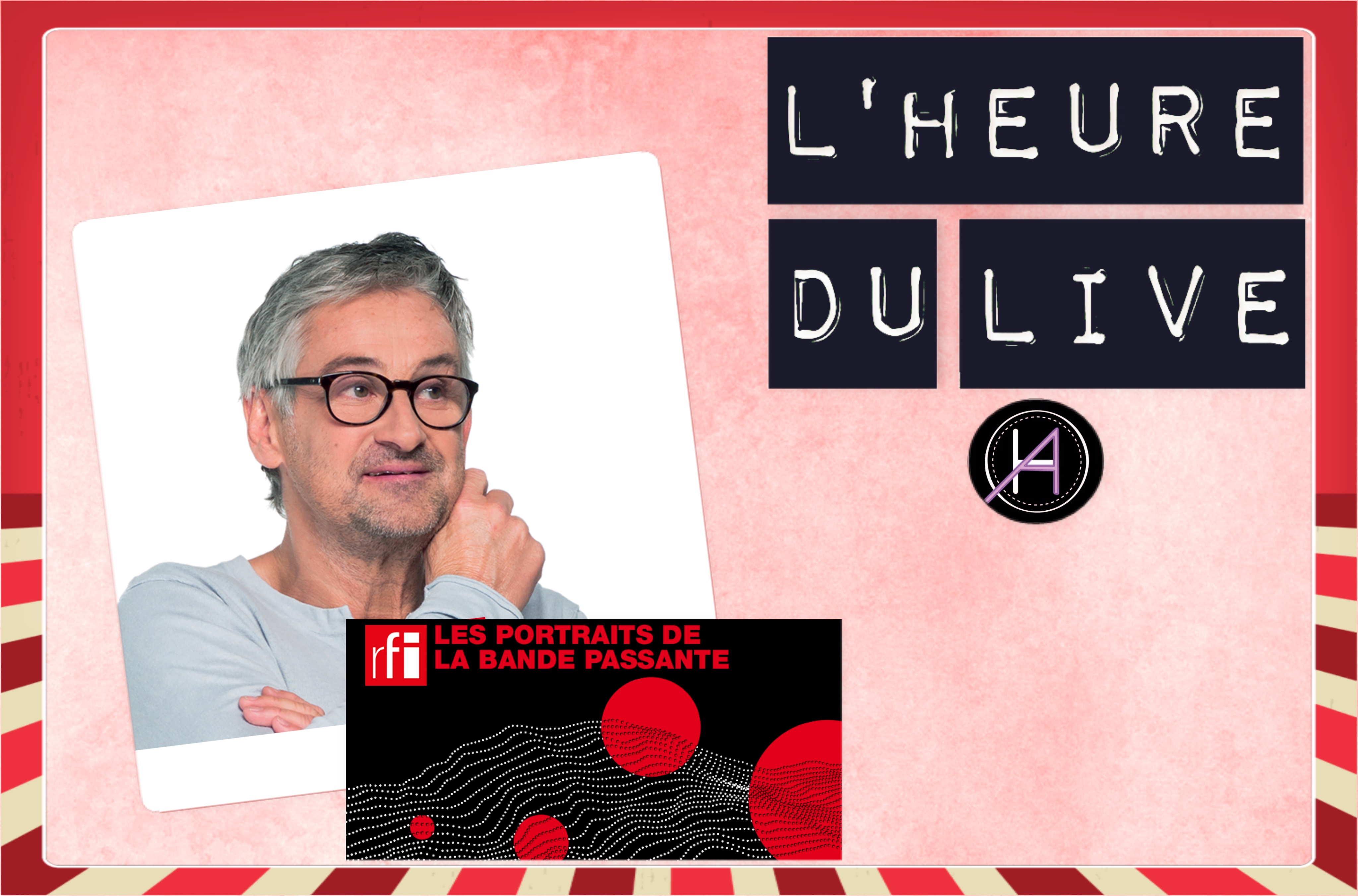 Bannière de l'émission Heure du live