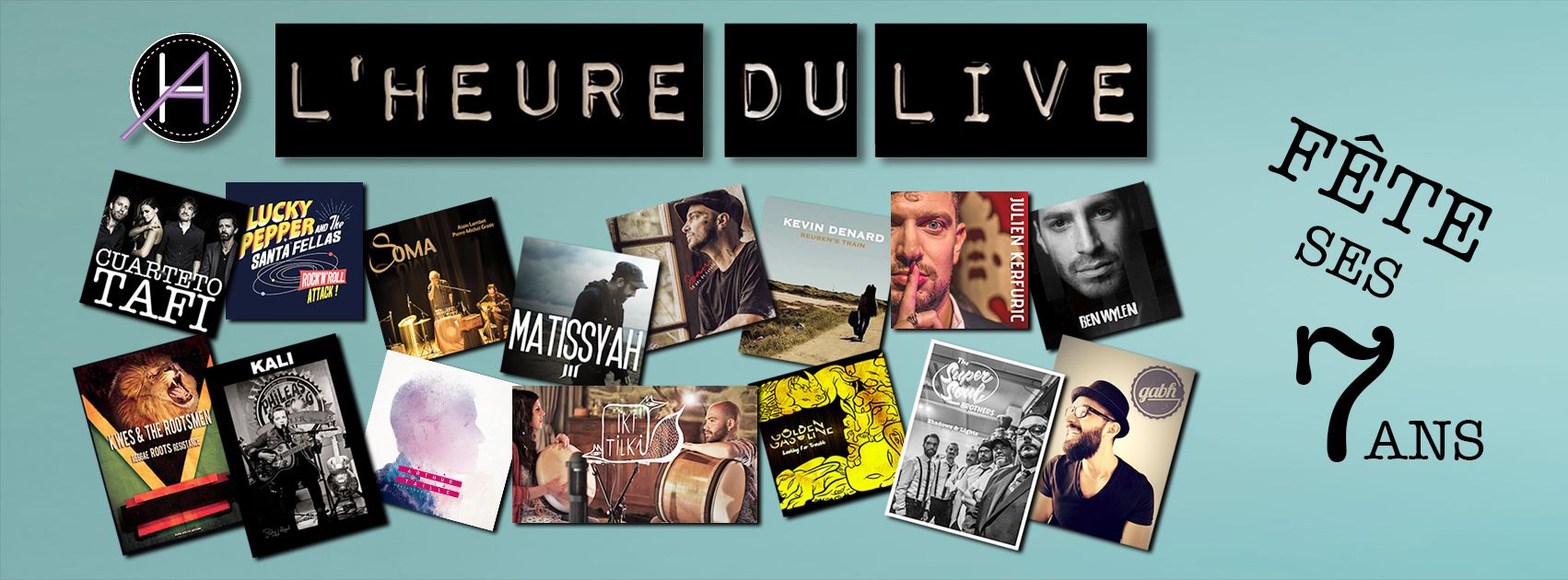 Bannière de l'émission Heure du live
