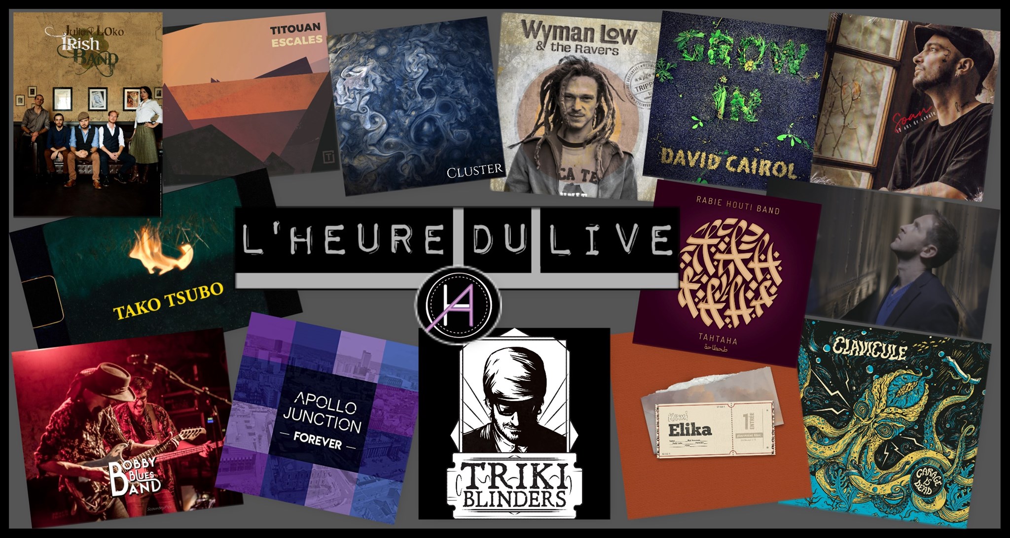 Bannière de l'émission Heure du live