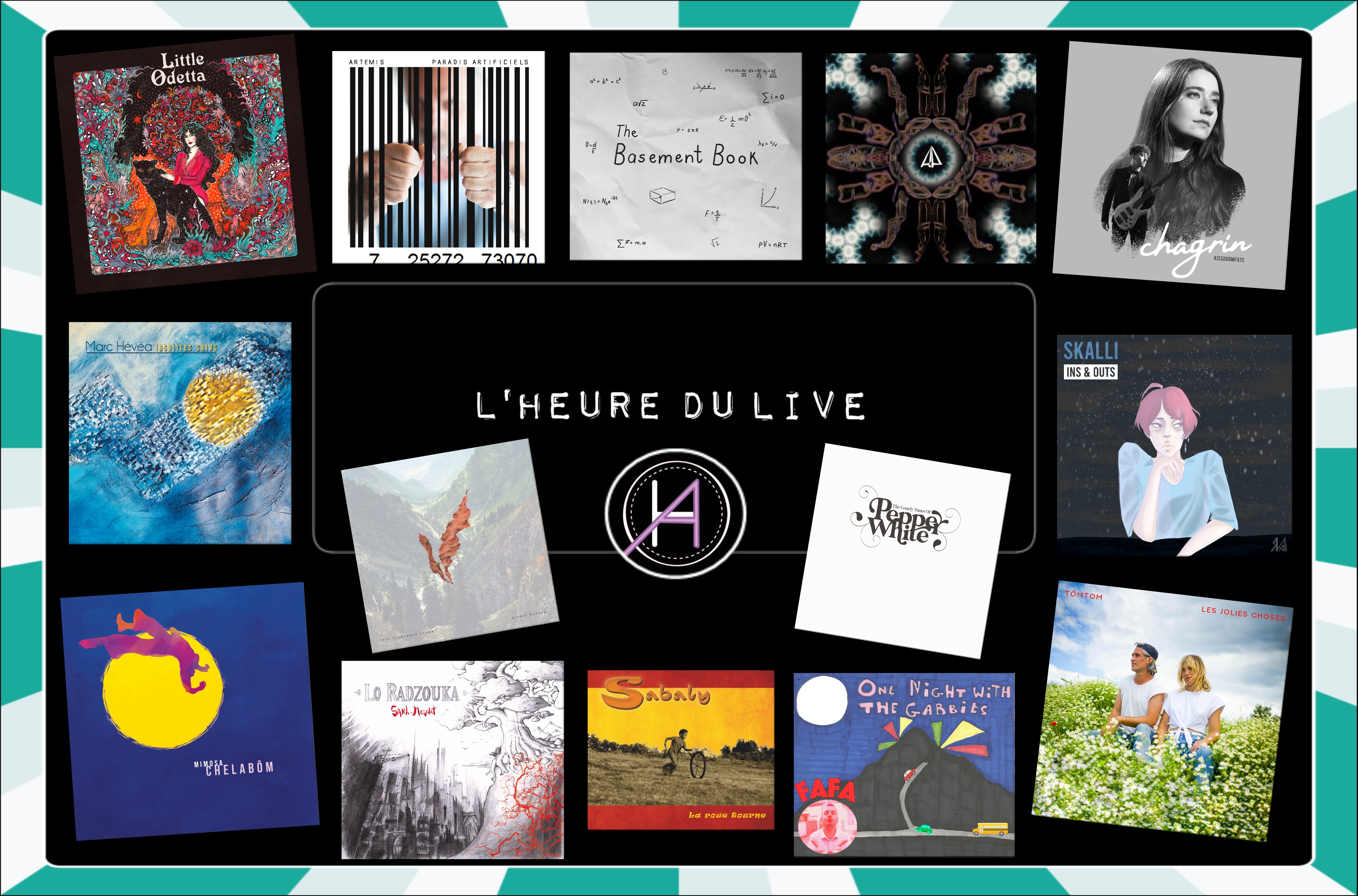 Bannière de l'émission Heure du live