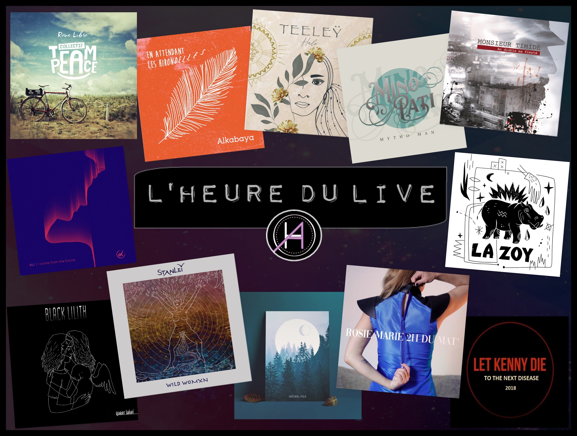 Bannière de l'émission Heure du live