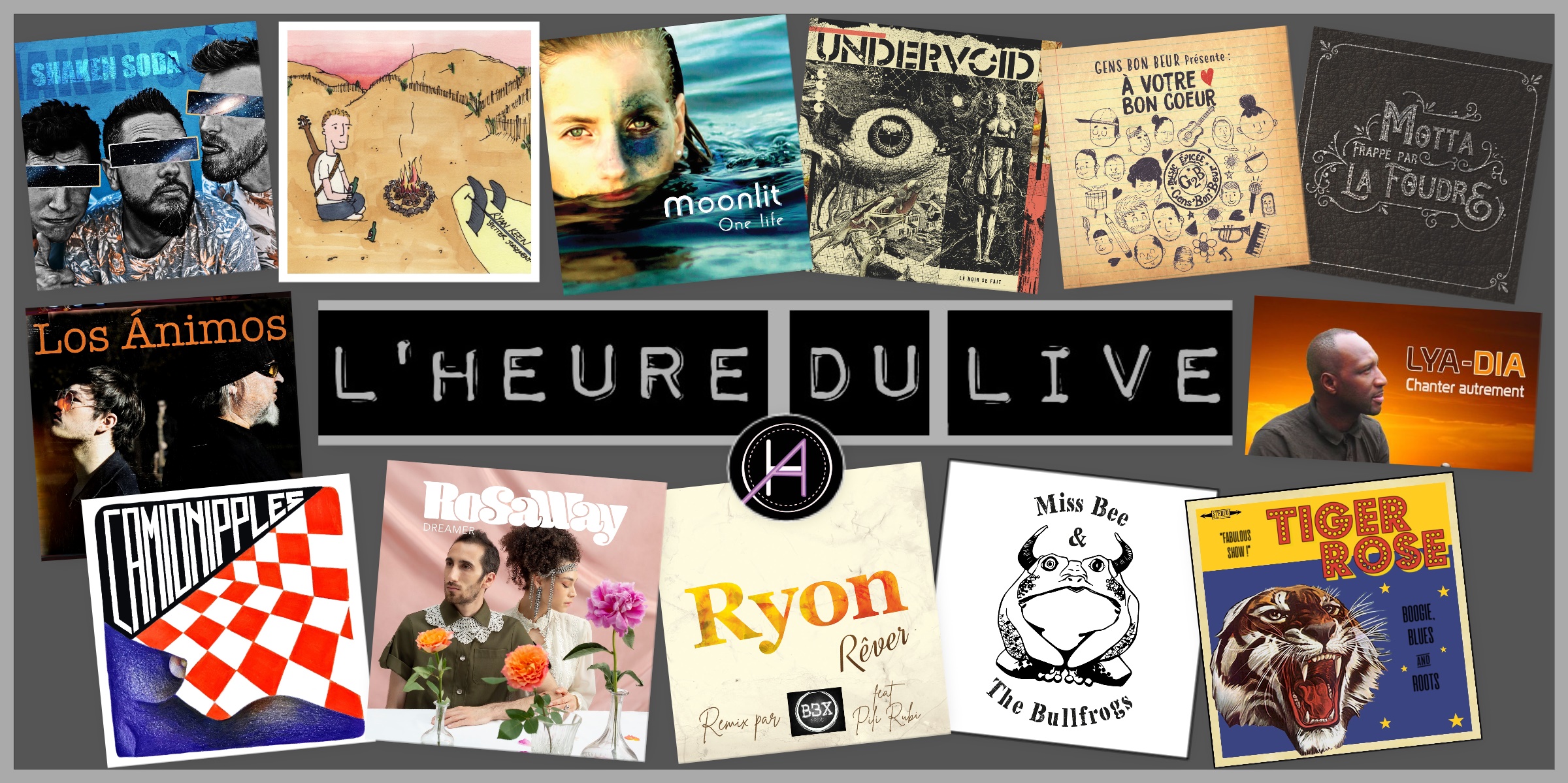 Bannière de l'émission Heure du live