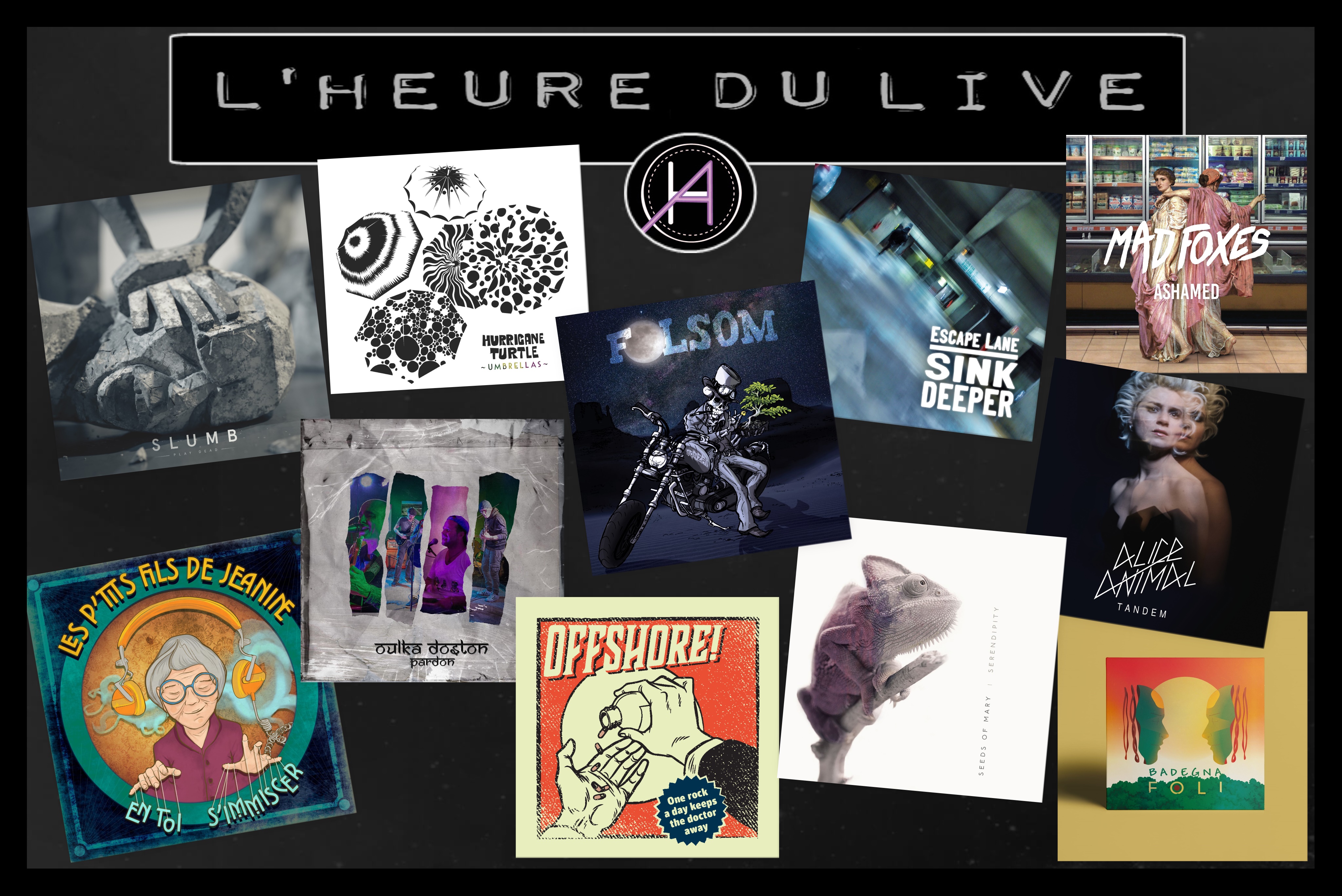 Bannière de l'émission Heure du live