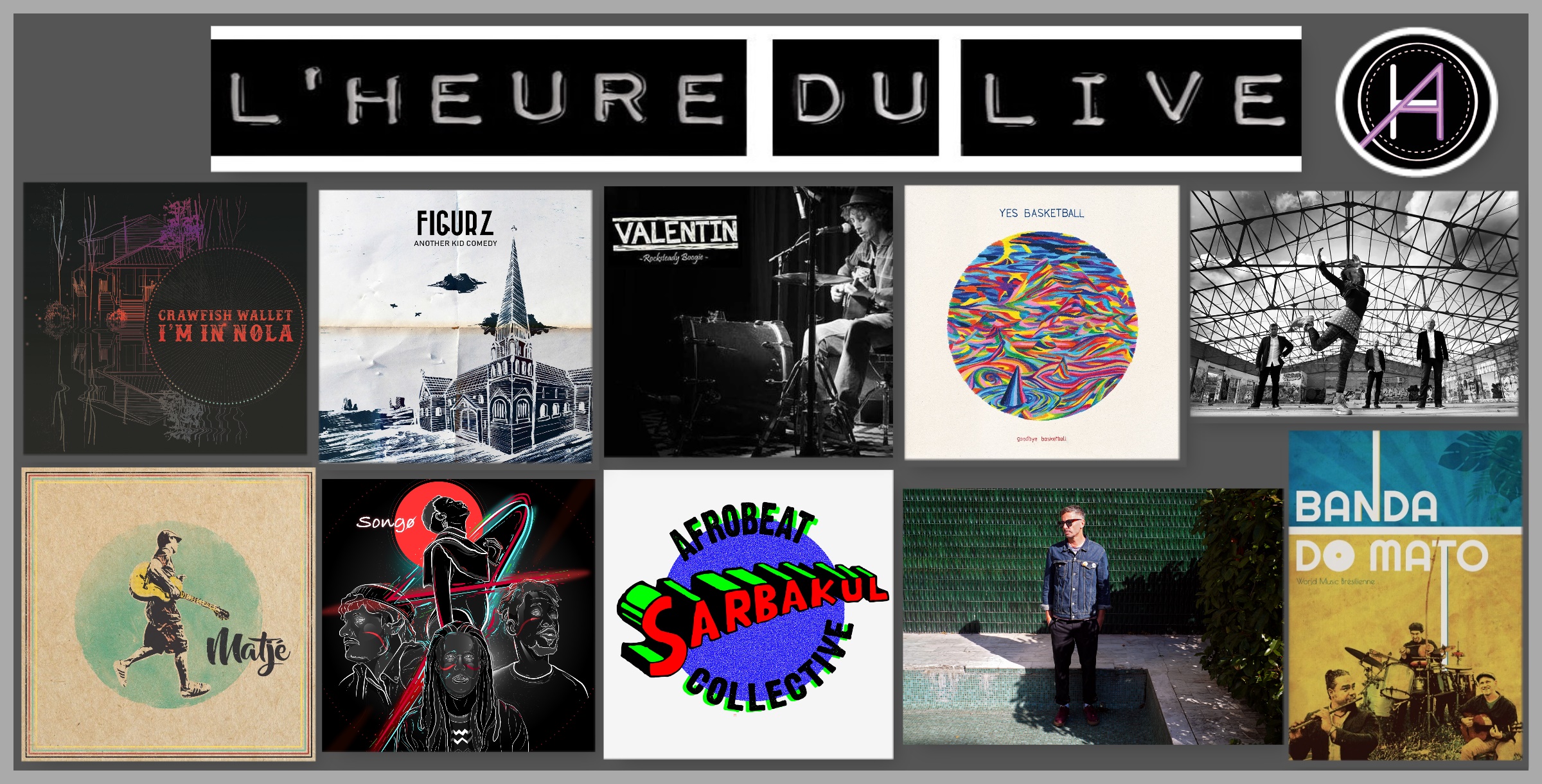 Bannière de l'émission Heure du live